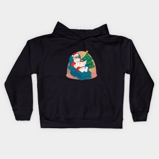 Santa chill Kids Hoodie